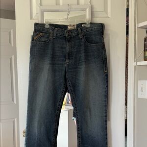 Ariat Men's Relaxed Fit Dark Blue Jeans